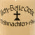 Original Imperial German WWI Metz-Belle Croix Weihnachten Christmas 1914 Beer Stein - 1914 Dated Original Items