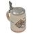 Original German Pre-WWII NSAD RAD Reichsarbeitsdienst National Labor Service Lidded Beer Stein with Shovel Hinge - Dated 1934 - 35 Original Items