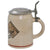 Original German Pre-WWII NSAD RAD Reichsarbeitsdienst National Labor Service Lidded Beer Stein with Shovel Hinge - Dated 1934 - 35 Original Items