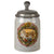 Original Imperial German WWI Painted Arming of Diedenhofen Beer Stein with Engraved Lid by Zinngiesserei of München - Dated 1916 Original Items