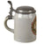Original Imperial German WWI Painted Arming of Diedenhofen Beer Stein with Engraved Lid by Zinngiesserei of München - Dated 1916 Original Items