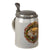 Original Imperial German WWI Painted Arming of Diedenhofen Beer Stein with Engraved Lid by Zinngiesserei of München - Dated 1916 Original Items