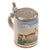 Original Imperial German WWI Royal Bavarian Non-Commissioned Officer School, Fürstenfeldbruck Lidded Beer Stein with Iron Cross on Lid