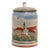 Original Imperial German WWI Royal Bavarian Non-Commissioned Officer School, Fürstenfeldbruck Lidded Beer Stein with Iron Cross on Lid