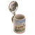 Original Imperial German WWI Royal Bavarian Non-Commissioned Officer School, Fürstenfeldbruck Lidded Beer Stein with Iron Cross on Lid
