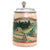 Original German WWII West Wall Service Memories Lidded Beer Stein - Zur Erinnerung an die Westwallzeit Original Items