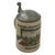 Original German Pre-WWII 10. Batterie Artillerie Regiment Nbg. Ansbach Regimental Christmas 1934 Lidded Beer Stein with Artillery Crew Depiction - Kanonier Bohl Original Items