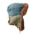 Original German WWII 1944 Dated Field Police Rabbit Fur Pelzmütze Winter Hat with RBNr. Marking - Size 54cm Original Items