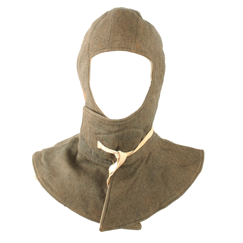 Original German WWII Heer Army Early Pattern Reversible Kopfhaube Winter Hood for Uniform Parka Original Items