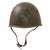 Original WWII Italian M33 Helmet Painted with Fascist Militia RSI Socialist Lightning Stencil Original Items