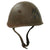 Original WWII Italian M33 Helmet Painted with Fascist Militia RSI Socialist Lightning Stencil Original Items
