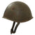 Original WWII Italian M33 Helmet Painted with Fascist Militia RSI Socialist Lightning Stencil Original Items