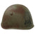 Original WWII Italian M33 Helmet with 1st Bersaglieri Regiment Stencil - Full Liner & Chinstrap Original Items