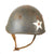 Original WWII Italian Four Vent “Prototype” M33 Helmet Marked with Medical Star - Later Canvas Chinstrap Original Items