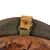Original WWII Italian Four Vent “Prototype” M33 Helmet Marked with Medical Star - Later Canvas Chinstrap Original Items