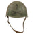 Original WWII Italian M33 Helmet with Artillery Stencil - Complete Liner & Chinstrap