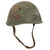 Original WWII Italian M33 Helmet with Artillery Stencil - Complete Liner & Chinstrap