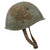 Original WWII Italian M33 Helmet with Artillery Stencil - Complete Liner & Chinstrap