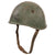 Original WWII Italian M33 Helmet with Artillery Stencil - Complete Liner & Chinstrap