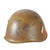 Original WWII Italian M33 Helmet with Bersaglieri Stencil & Shield - Full Liner Original Items