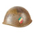 Original WWII Italian M33 Helmet with Bersaglieri Stencil & Shield - Full Liner Original Items
