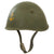 Original WWII Italian M33 Helmet marked with Navy Regia Marina Insignia - Liner and Chinstrap - Stamped MRM for Navy Original Items