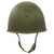 Original WWII Italian M33 Helmet marked with Navy Regia Marina Insignia - Liner and Chinstrap - Stamped MRM for Navy Original Items