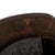 Original Imperial German WWI M16 Stahlhelm Helmet with Panel Camouflage Paint & Leather Liner - Possible Battle Damage - Marked TJ66 Original Items