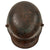 Original Imperial German WWI M16 Stahlhelm Helmet with Panel Camouflage Paint with Leather Liner - Stamped BF62 Original Items