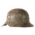 Original Post War Bulgarian Anti-Aircraft Helmet Made From German WWII M38 Luftschutz One Piece Shell Gladiator Helmet Original Items