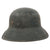 Original German WWII Late Issue M38 Luftschutz Gladiator Air Defense Helmet with One Piece Shell, Cloth Liner, and Plastic Chinstrap, Approx. Size 57cm Original Items