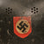 Original German WWII M34 Square Dip NSDAP Double Decal Civic Police Steel Helmet with 54cm Liner and Chinstrap - Ordnungspolizei