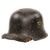 Original German WWII M34 Square Dip NSDAP Double Decal Civic Police Steel Helmet with 54cm Liner and Chinstrap - Ordnungspolizei