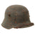 Original German WWII M18 Transitional Heer Army Single Decal Helmet with 1940 Dated 54cm Liner and Chinstrap - Stamped ET64 Original Items