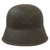 Original German WWII M18 Transitional Heer Army Single Decal Helmet with Wartime Liner & Chinstrap - Stamped W66 Original Items