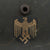 Original German WWII M18 Transitional Heer Army Single Decal Helmet with Wartime Liner & Chinstrap - Stamped W66 Original Items