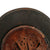 Original German WWII M18 Transitional Heer Army Single Decal Helmet with Wartime Liner & Chinstrap - Stamped W66 Original Items