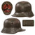 Original Imperial German WWI M16 Stahlhelm Helmet with Liner by Gebrüder Bing A.G. - Very Rare Maker Original Items