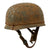 Original German WWII 1970s Restored M-38 Luftwaffe Fallschirmjäger Paratrooper Helmet with Replica Liner, Chicken Wire & Chinstraps - ET71 Original Items