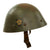 Original German WWII Rare Double Decal Field Police Reissued Czech Vz32 / M32 "Egg-Shell" Steel Helmet - Dated 1938 Original Items