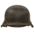 Original German WWII Double Decal NSDAP Civic Police M42 Steel Combat Helmet with 1942 Dated 54cm Liner and Chinstrap - Stamped EF62 Original Items
