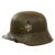 Original German WWII Austrian M17 Transitional Heer Army Double Decal Helmet with 1940 Dated 57cm Liner & Chinstrap - Size 66 Shell Original Items