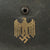 Original German WWII Heer Army M35 Single Decal Steel Helmet with 1940 Dated 55cm Liner and Chinstrap - Stamped SE62 Original Items
