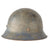 Original German WWII Rare DRB Bahnschutzpolizei Railway Police Reissued Czech Vz.29 Steel Helmet with Liner Original Items