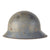 Original German WWII Rare DRB Bahnschutzpolizei Railway Police Reissued Czech Vz.29 Steel Helmet with Liner Original Items