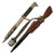 Original German Pre WWII Heer Short 98k Dress Bayonet by Carl Eickhorn with Scabbard, Leather Frog, and NCO Troddel Knot Original Items
