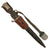 Original German Pre WWII Heer Short 98k Dress Bayonet by Carl Eickhorn with Scabbard, Leather Frog, and NCO Troddel Knot Original Items