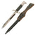 Original German WWII Rare Fireman's Short Dress Sawback Bayonet by F.W. Höller with Scabbard and Frog Original Items