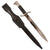 Original German WWII Fireman's Long Dress Bayonet by Carl Eickhorn of Solingen with Scabbard and Frog Original Items