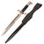 Original German WWII Fireman's Long Dress Bayonet by Carl Eickhorn of Solingen with Scabbard and Frog Original Items